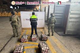 La droga fue descubierta al interior de un contenedor y durante las maniobras de descarga de un buque portacontenedores.