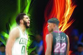 Heat de Miami y Celtics de Boston se verán las caras por tercera vez en las Finales de la Conferencia Este de la NBA.