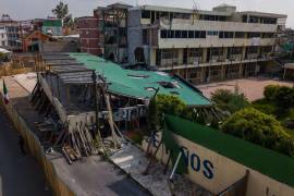 Colegio Enrique Rébsamen colapsó en el sismo del 19 de septiembre de 2017, donde murieron 19 niños y siete adultos.