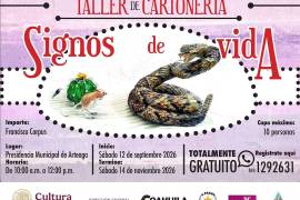 Francisco Corpus Valero impartirá en Arteaga un taller gratuito de cartonería durante 10 sesiones.