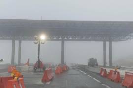 Poca visibilidad en carretera Saltillo a Monterrey. Reportan densos bancos de neblina