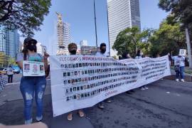 Madres y familiares de personas desaparecidas marcharon en la CDMX