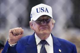 El presidente de Estados Unidos, Donald Trump tras el evento UFC Freedom 250, celebrado en el Jardín Sur de la Casa Blanca en Washington.