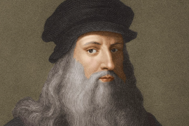 Leonardo da Vinci, considerado uno de los mayores genios del Renacimiento.