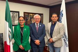 La directora del Instituto Tecnológico de Saltillo, Ania Guadalupe Sánchez Ruiz, sostuvo una reunión de trabajo con el director general del Tecnológico Nacional de México para dar seguimiento a proyectos estratégicos del plantel.