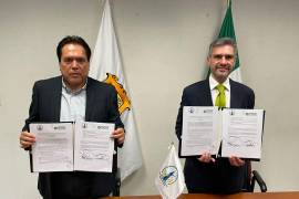 Encabeza. El fiscal Gerardo Márquez firmó el convenio con el organismo ciudadano.