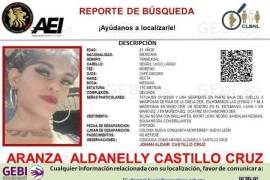 Colectivo exige búsqueda de joven trans, desaparecida en Monterrey, Nuevo León, desde el 7 de julio.