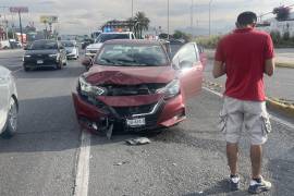 El accidente registró pérdidas materiales.