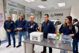 Se entregaron cinco pantallas de 50 pulgadas a usuarios sin adeudos.