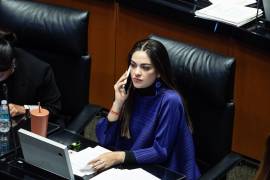 La senadora de Morena, Andrea Chávez, solicitó una licencia de su escaño por tiempo indefinido por motivos de maternidad, ya que está a dos meses de cumplir el periodo de embarazo y dar a luz a su primer hijo.