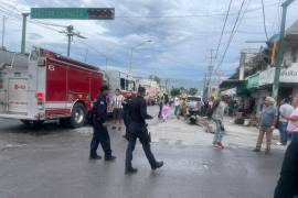 La explosión ocurrió en una vulcanizadora de la colonia Antonio Cárdenas y dejó como saldo un fallecido y dos personas lesionadas.