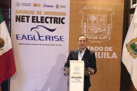 En el evento, el gobernador Manolo Jiménez destacó que los empleos a generar por Net Electric serán para ingenieros y técnicos, por lo que estarán muy bien remunerados.