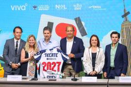 Autoridades de Nuevo León y directivos de la aerolínea y el aeropuerto dieron el anuncio de esta nueva ruta.