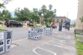 Fundenl denunció que el gobierno de Samuel García colocó maceteros para cubrir la Plaza de los Desaparecidos antes del Mundial 2026.