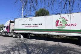 El tráiler y su operador fueron trasladados a las instalaciones de la FGR en Piedras Negras para continuar con las investigaciones.