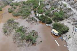 Las lluvias han generado una acumulación de agua hacia la Presa Rompepicos, informó PCNL