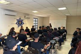 El grupo de cadetes aspira a formar parte del cuerpo de policía de Frontera, Coahuila.