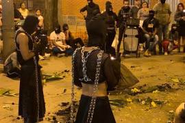 En Medellín confunden performance con ceremonia satánica