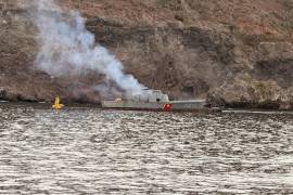 Se efectuó el corte de listón del museo subacuático, integrado por seis artefactos navales que fueron sumergidos con fines de creación de hábitat marino.