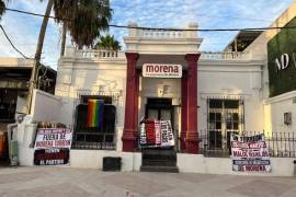 Los manifestantes solicitaron la intervención de la dirigencia nacional y una revisión a la operación interna del partido en Coahuila.