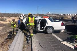 Con las ‘quijadas de la vida’, el cuerpo de Bomberos de Ramos Arizpe logra rescatar a hombre prensado tras fuerte accidente en la carretera Saltillo-Monterrey
