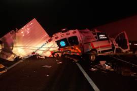 El percance se registró sobre la autopista a Laredo a la altura del kilómetro 137, en Vallecillo, Nuevo León