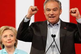 Nominan formalmente a Kaine como candidato demócrata a la Vicepresidencia de EU