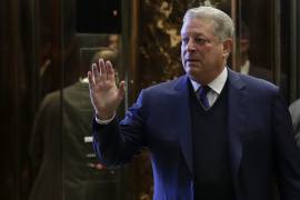 Donald Trump y Al Gore mantienen una &quot;interesante conversación&quot; en Nueva York