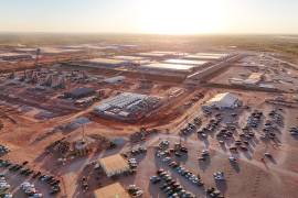 Complejo de centros de datos Stargate en Abilene, Texas. Es una época de superlativos en la industria tecnológica, con ganancias históricas, precios de las acciones y precios de las transacciones.