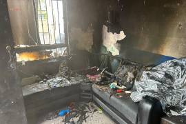 El incendio comenzó en un sillón de un domicilio ubicado en la calle Nexpa, donde los rescatistas ingresaron para atender la emergencia.