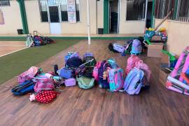 174 alumnos fueron evacuados de manera preventiva tras registrarse un incendio en el plantel ubicado en la colonia Ampliación Los Ángeles.