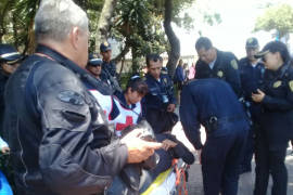 Policías resultan lesionados al detener riña entre estudiantes en la Cuauhtémoc