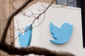 Vista del logo de la empresa Twitter en su sede de San Francisco, California, en una fotografía de archivo.