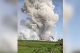 Momento exacto de la explosión en Tultepec [VIDEO]