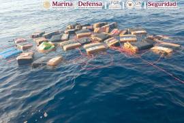 El Gabinete de Seguridad informó que autoridades mexicanas interceptaron este domingo más de dos toneladas de cocaína en un operativo marítimo.