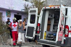 El herido fue trasladado para su debida atención médica.