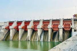 La presa Lázaro Cárdenas registra un almacenamiento equivalente al 28.41% de su Nivel de Aguas Máximas Ordinarias (NAMO).