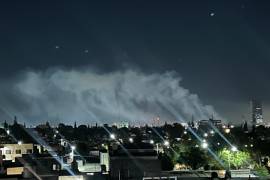 Alrededor de las 23:50 horas del pasado martes, así se apreció la contaminación en el corredor industrial de Isidro López.