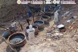 La Secretaría de Seguridad y Protección Ciudadana (SSPC), Secretaría de Marina (Semar) y la Fiscalía General de la República (FGR) desmantelaron cinco laboratorios clandestinos en Jalisco, Nayarit y Sinaloa.