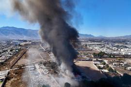 La calidad del aire en Saltillo se ha visto afectada por la presencia de partículas en suspensión tras el incendio en el nororiente de la ciudad el pasado sábado.