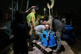 Personal técnico del Simas Torreón concluyó los trabajos de rehabilitación en la bomba 27R ubicada en la colonia Fidel Velázquez.
