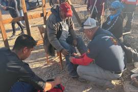 El adulto mayor fue atendido por las autoridades.