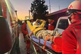 El hombre sufrió una lesión en el cráneo.