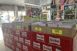 Las ventas en papelerías de Monclova aumentaron entre 30 y 40 por ciento por el inicio de la temporada de regreso a clases.