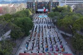 El evento formó parte de las festividades por el 426 aniversario de la Fundación de Monterrey.