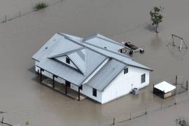 En el Quemado y Normandía, del Condado de Maverick, en Eagle Pass, hay notables afectaciones por las intensas lluvias.
