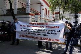 Protestan por nombramiento de Alejandra Frausto en IMCINE