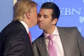 Hijo de Trump compara muro fronterizo con valla de zoológico