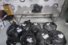Elementos del GRL aseguraron aproximadamente 98 kilogramos de presuntos narcóticos durante el operativo.