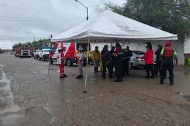 El puesto de coordinación y las unidades de emergencia permanecieron activas durante las labores de auxilio tras las lluvias registradas en Piedras Negras.